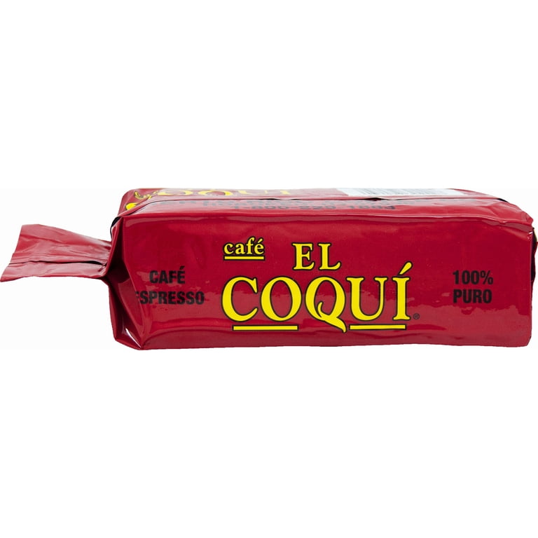 El Coqui Espresso Dark Roast Ground Coffee Bag Vegan, 8.83oz