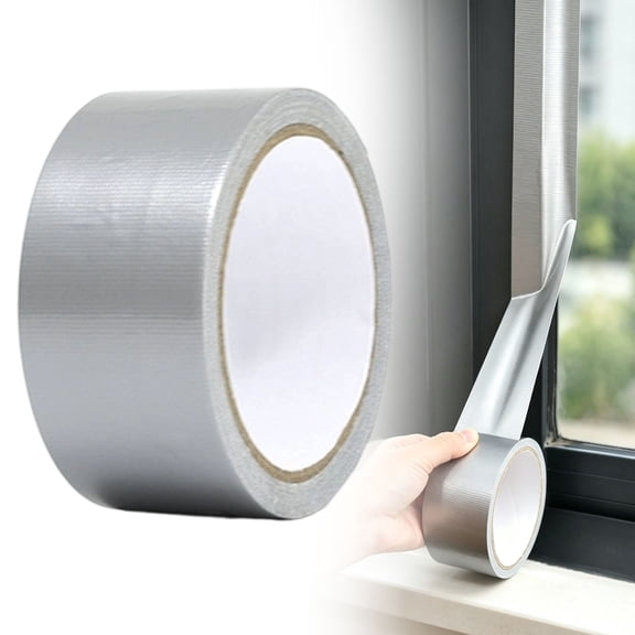 Cloth Adhesive Duct Tape Heavy Duty No Curling Edges Waterproof Repair Tape for Carpet Binding Floor Marking Home Improvement and Patching