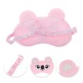 thumbnail image 2 of Unique Bargains 1 Pc Portable Cartoon Koala Eye Mask for Travel Pink Fleece, 2 of 3