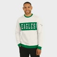 thumbnail image 4 of Men's Darius Rucker Collection by Fanatics  Cream Philadelphia Eagles Colorblock Pullover Sweatshirt, 4 of 6