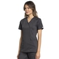 thumbnail image 4 of Cherokee Workwear Revolution Tech Women's Scrubs Top Mock Wrap WW775AB, 4 of 5