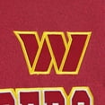 thumbnail image 4 of Men's Starter Burgundy Washington Commanders Draft Fleece Raglan Pullover Hoodie, 4 of 4