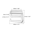 thumbnail image 2 of Unique Bargains 1.26' 32mm Webbing Release G Hook Buckle Adjusters for Backpack Strap, 8Pack Silver Tone, 2 of 5