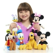 Disney Junior Mickey Mouse Bean Plush Minnie Mouse Stuffed Animal, Collectible Disney Plush for Kids Ages 2 and up
