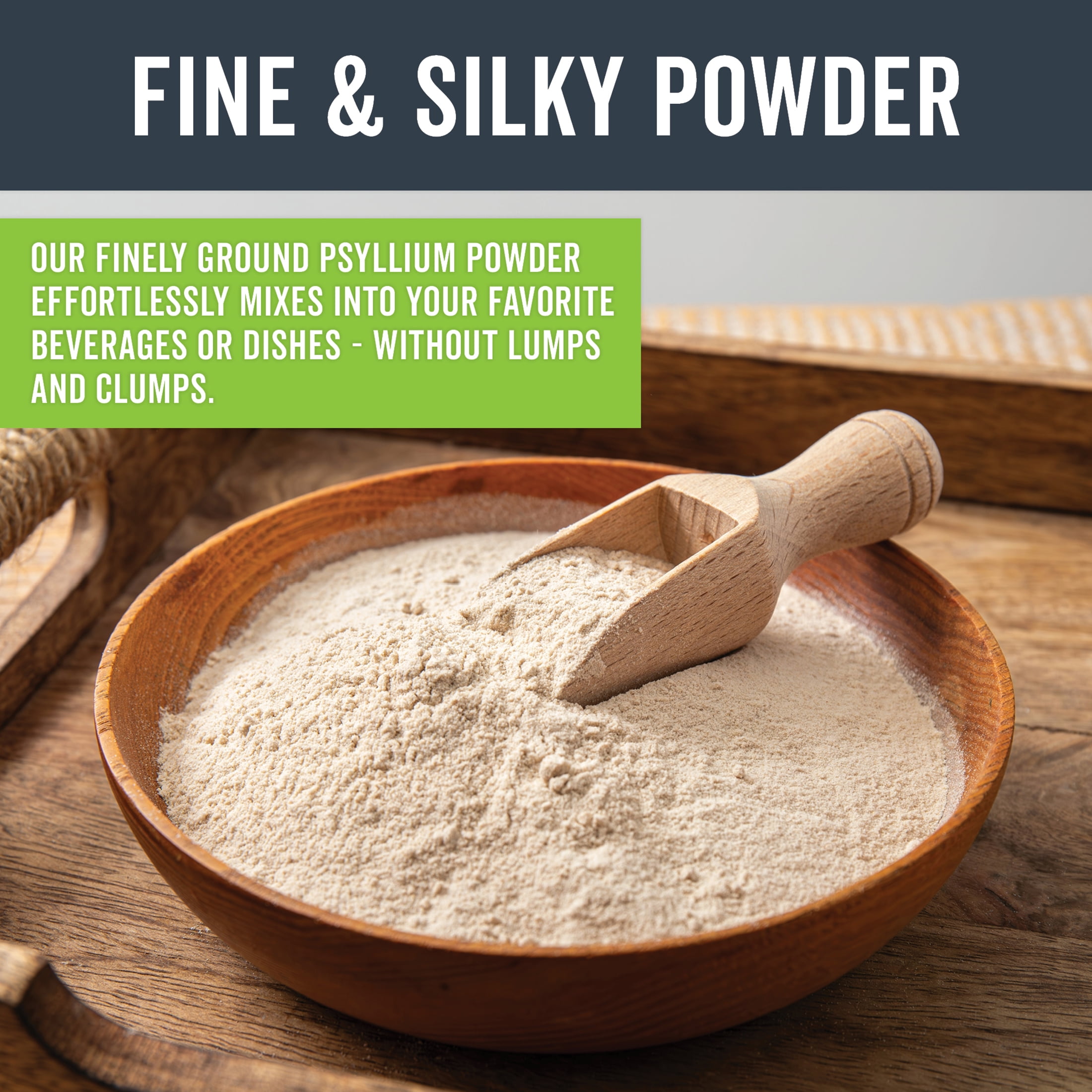 Viva Naturals Organic Psyllium Husk Powder, 24 oz-Finely Ground, Unflavored, Gluten-Free, Vegan, Keto and Paleo