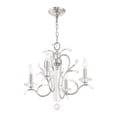 thumbnail image 6 of Livex Lighting - Serafina - 4 Light Mini Chandelier in French Country Style - 20, 6 of 17