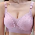 thumbnail image 2 of DXOUPM Women's Maternity Nursing Bras for Breastfeeding Nursing Bralette with Adjustable Straps Purple XL, 2 of 4
