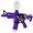 purple, variant on BIU BLASTER Electric Gel Ball Blaster Set for Ages 14+, with 20,000 Gel Beads, Goggles and Rechargeable Battery
