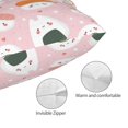 thumbnail image 5 of Salouo Cute Sushi Pattern Pillow Cases,1PC Pillow Covers with Envelope Closure Decorative Pillow Case for Bed Couch,Pillows Not Included-16"x24", 5 of 6