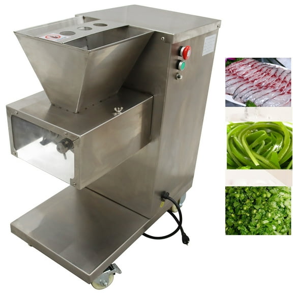 TJ-180L Commercial Stainless Meat Slicer Pork Beef Mutton Electric Slicer with 6MM Blade
