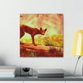 thumbnail image 3 of Dhole in Moonlight Scene - Canvas, 3 of 10