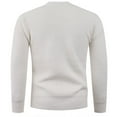 thumbnail image 5 of safuny Men's Color Block Sweater Casual Crew Neck Long Sleeve Knitted Pullover Beige XXXL, 5 of 6