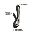 thumbnail image 3 of LELO SORAYA 2 Rabbit Vibrator With Dual Motors & Flexible Design And 12 Settings, Black, 3 of 6