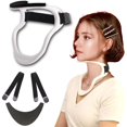 thumbnail image 1 of Camilla para el cuello, collarín y collarín ajustable, corrector de postura ergonómico, dispositivo de tracción para el cuello para aliviar el dolor de cuello GNT, 1 of 5