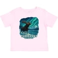 thumbnail image 3 of Inktastic Fairbanks Alaska Moose Northern Lights Scenic Art Boys or Girls Baby T-Shirt, 3 of 5
