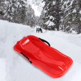 thumbnail image 4 of Trineo de nieve de invierno portátil Trineo Trineo para Trineo Trineo Juguete divertido con freno Esquí Trineos de descenso Tobogán para Rojo Soledad trineo de nieve, 4 of 9