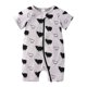 thumbnail image 1 of Pelele de verano para niñas pequeñas, ropa de animales de manga corta para recién nacidos, peleles para niños pequeños, mono de algodón con cremallera, trajes infantiles 6M Gao Jinjia LED, 1 of 2