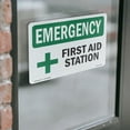 thumbnail image 4 of First Aid Station OSHA Emergency Vinyl Decal Label 14 Inch x 10 Inch - 5 Pack, 4 of 6