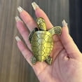 thumbnail image 3 of Golden Turtle Lighter for Candles and Camping - Decorative Fire Starter with Open Flame, 3 of 5