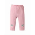 thumbnail image 3 of Infant Baby Girl 3 Pack Solid Pants and Casual Leggings Grey & White & Pink 3-6 Months, 3 of 6