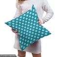 thumbnail image 4 of Ambesonne Teal Fabric by the Yard Upholstery, Polka Dots Soft Sea Colors, 1 Yard, Teal Pale Blue, 4 of 4