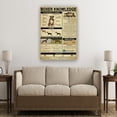 thumbnail image 4 of Boxer Dog Knowledge Poster Educational Wall Art Infographic Poster Modern Artwork for Bedroom Print Painting on Canvas Decor for Bedroom Artwork for Office Unframed 24×36 in, 4 of 5