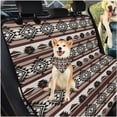 thumbnail image 3 of Pzuqiu Aztec Tribal Style Dog Car Seat Cover Nonslip Scratchproof Pet Back Seat Cover Hammock with Car Garbage Bag Adjustable Triangle Dogs Bandanas 3 Piece, 3 of 6