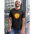 thumbnail image 2 of Cool Orange Sun And Rays T-Shirt Men -Image by Shutterstock, Male Medium, 2 of 4