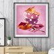 thumbnail image 3 of 5D Rhinestone mosaico animales completo redondo taladro diamante pintura conjunto decoración del hogar Likrtyny Arte deco, 3 of 9