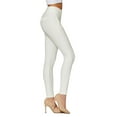 thumbnail image 3 of Conceited Women's Innovate Stretch Slim Button Knit Dress Pants with Pockets, 3 of 6