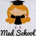 thumbnail image 3 of CafePress - Cute Med School Graduate Women's T Shirt - Women's Classic T-Shirt, 3 of 4