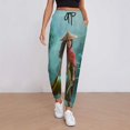 thumbnail image 2 of Women Ra-ya Last Dragon Sweatpants Funny 3D Print Sports Joggers Pants Casual Graphic Trousers with Drawstring, 2 of 8
