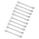 thumbnail image 2 of 10pcs 8mm Ratcheting Wrench Set Chrome Tangsten Steel Spanner Car Repair Hand Tool, 2 of 5