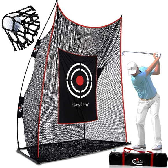 Gagalileo Filet de Frappe de Golf pour Cour Arrière, Filet de Golf, Terrain de Conduite, Filet de Golf Robuste avec Cible de Golf et Sac de Transport, 12x10x4 Pi