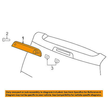 - Jeep CHRYSLER OEM 07-16 Patriot-3rd Third Brake Light-Lamp 5116236AF
