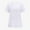White, variant on LYMAYTER S-5XL Women Medical Scrub Tops Solid Color Casual Slim Workwear Tops for Hotel/Hospital General