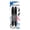 Black, variant on BAZIC Permanent Marker Dual Fine Tip Chisel Point Black Markers (2/Pack), 1-Pack