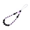 thumbnail image 2 of Almencla Beaded Phone Mobile Phone Case Lanyard for Keychain Phone Camera Black 19cm, 2 of 8