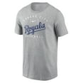 thumbnail image 2 of Men's Nike Heather Gray Kansas City Royals Home Team Athletic Arch T-Shirt, 2 of 3
