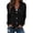 Black, variant on CHICME Cardigan Sweaters for Women Sparkle Rhinestone Cable Knit V-Neck Long Sleeve Button Down Lightweight Fall Sweater Pink-L