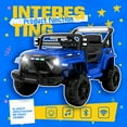 thumbnail image 2 of ThunderBolt 12V Ride on Electric Truck Car for Kids w/ Remote Control, 4 Wheel Suspension, USB, Bluetooth, Power Display, Battery Powered Ride on Toys, 2 of 12