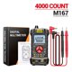 thumbnail image 2 of ANENG 4000 Multímetro Con Pantalla Digital Conteo Herramienta Medición Resistencia Voltaje Corriente Función NCV M167, 2 of 9