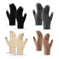 thumbnail image 1 of 4 Guantes De Invierno De Lana Tejido Touch Tablet Celular, 1 of 7