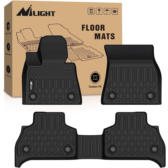 Nilight TPE Floor Mats for BMW X5 G05 (5 Seaters Only) 2019 2020 2021 2022 2023 2024 2025, All Weather Custom Fit Heavy Duty Floor Liners