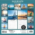 thumbnail image 2 of Turner Licensing, Sailboats 2025 Wall Calendar, 2 of 4