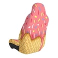 thumbnail image 4 of Lsque Pink Ice Cream Pattern Car Seat Covers for Front Seats , Waterproof Seat Covers for Cars, Sporty Front Seat Covers,Car Seat Cover Protector Front Seats, 4 of 5