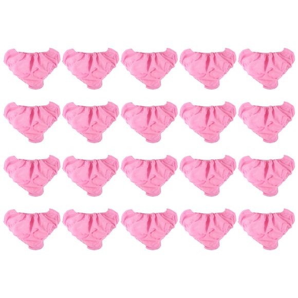 Disposable Panties for Women Wearing NonWoven Material Pink Lightweight and Portable 50pcs