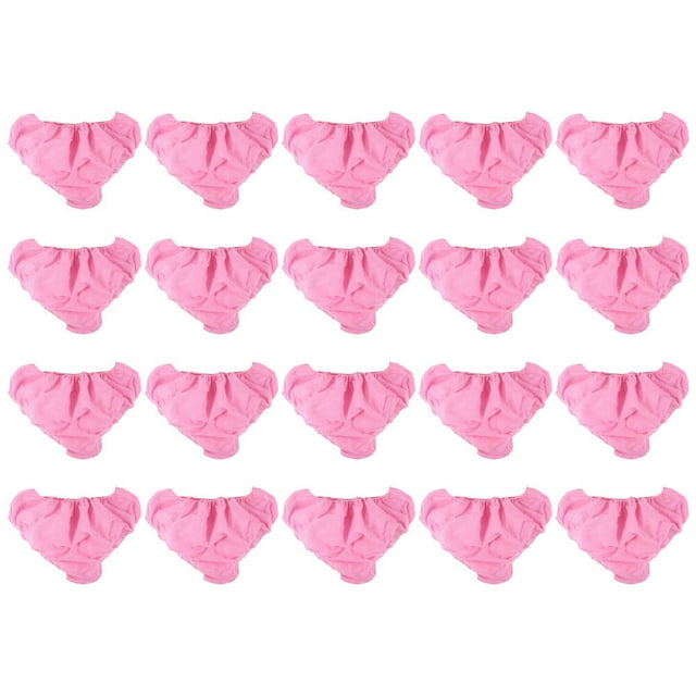 CIMAXIC 50pcs Breathable Disposable Knickers Disposable Underpants Disposable Underwear,10.24"X9.84"X0.2"