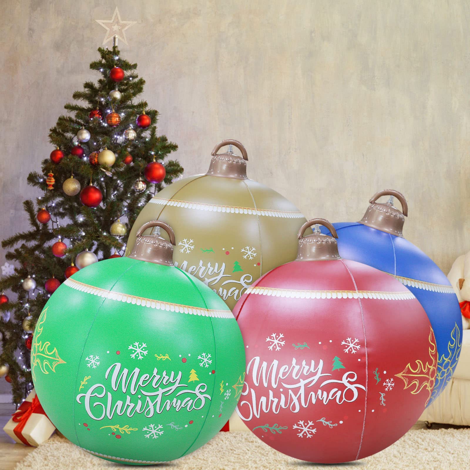 Christmas Hanging Ball Ornaments Oversized Huge Big Xmas Christmas ...