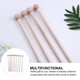 thumbnail image 4 of KAKOWELY 10 Pcs Maillets en Bois Bâtons de Percussion Accessoires d'Instruments de Percussion, 8.35"X0.79"X0.79 Pouces, 4 of 4